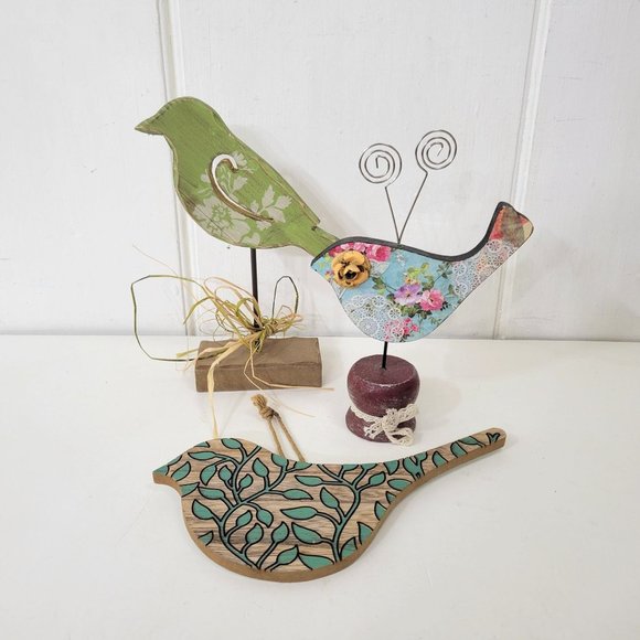 Wooden Bird Home Decor Collection - Picture 3 of 3